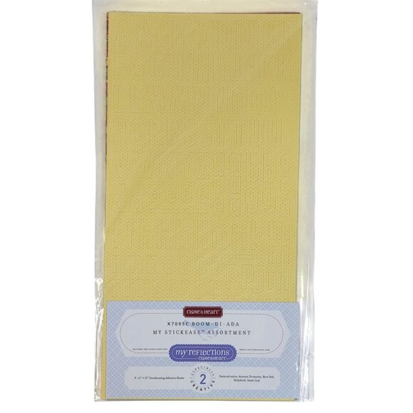 Close to My Heart Reflections Stickease X7095C Boom-Di-Ada Letters Numbers NEW - Picture 1 of 6